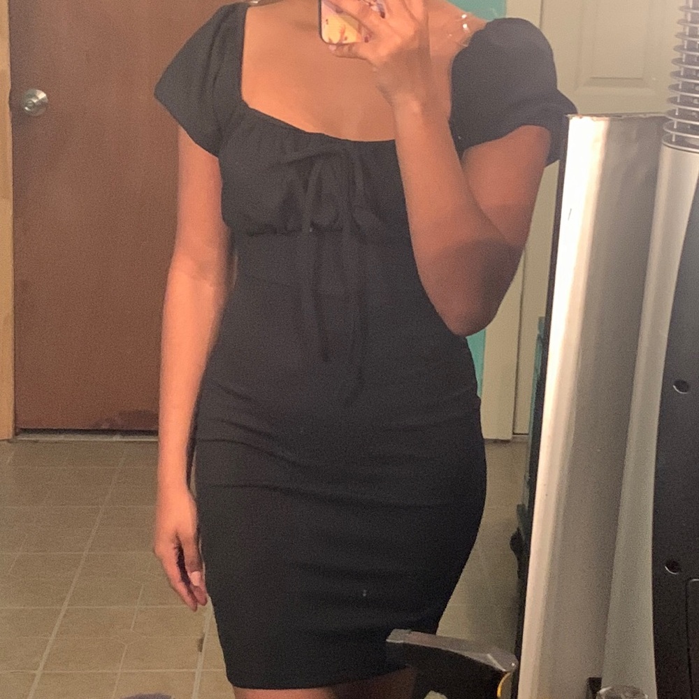 A pretty casual mini dress